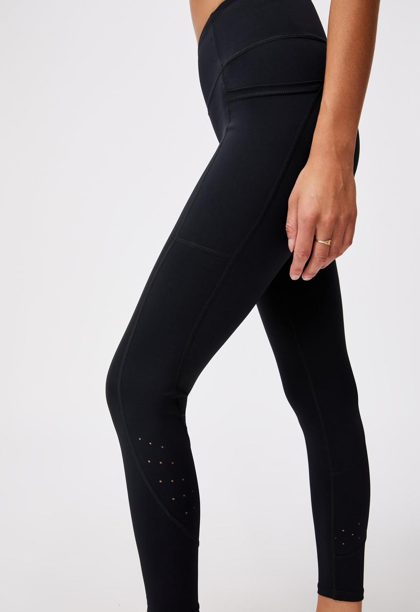 Cotton On - Lifestyle pocket 7/8 tight - black laser