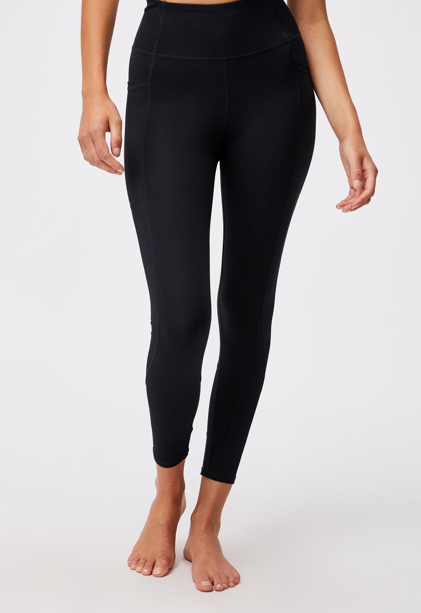 Cotton On - Lifestyle pocket 7/8 tight - black laser
