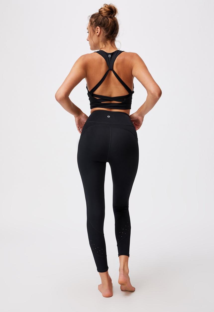 Cotton On - Lifestyle pocket 7/8 tight - black laser
