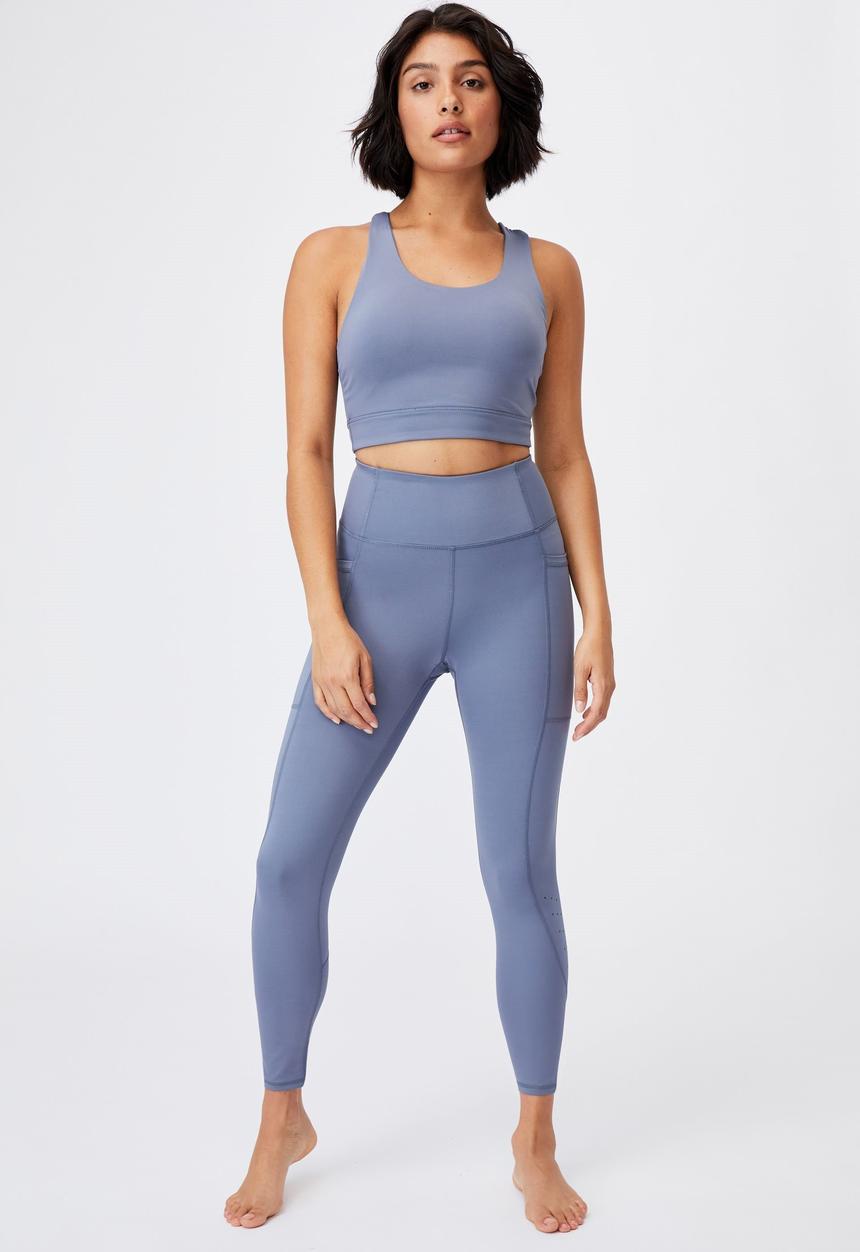 Cotton On - Lifestyle pocket 7/8 tight - blue jay laser