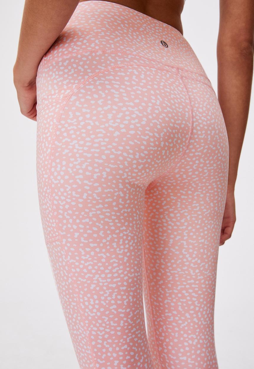 Cotton On - Love you a latte 7/8 active tight -  dot to dot fairy tale