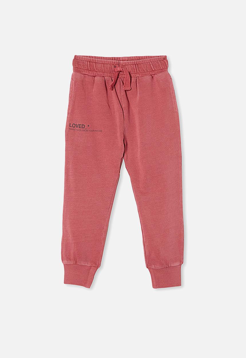 Cotton On - Marlo trackpant - very berry