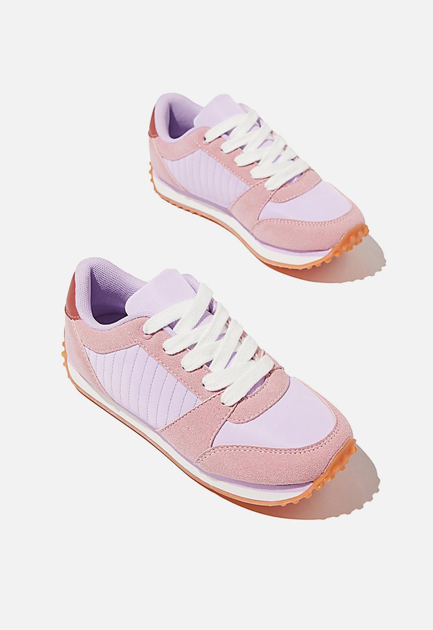Cotton On - Retro trainer splice - pink