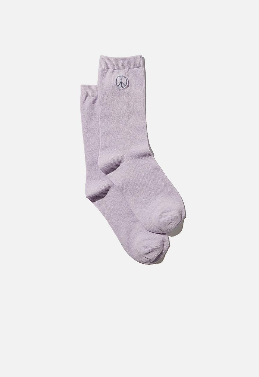 Cotton On - Carrie crew sock - lilac