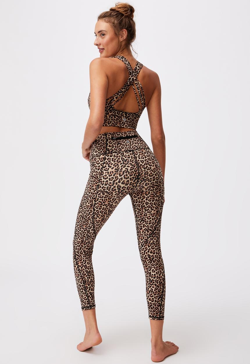 Cotton On - Ultimate booty 7/8 tight - brown 