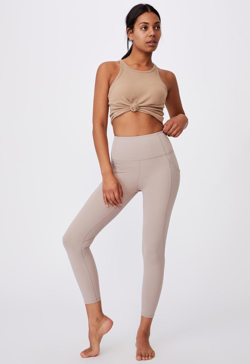 Cotton On - Ultimate booty 7/8 tight - taupe