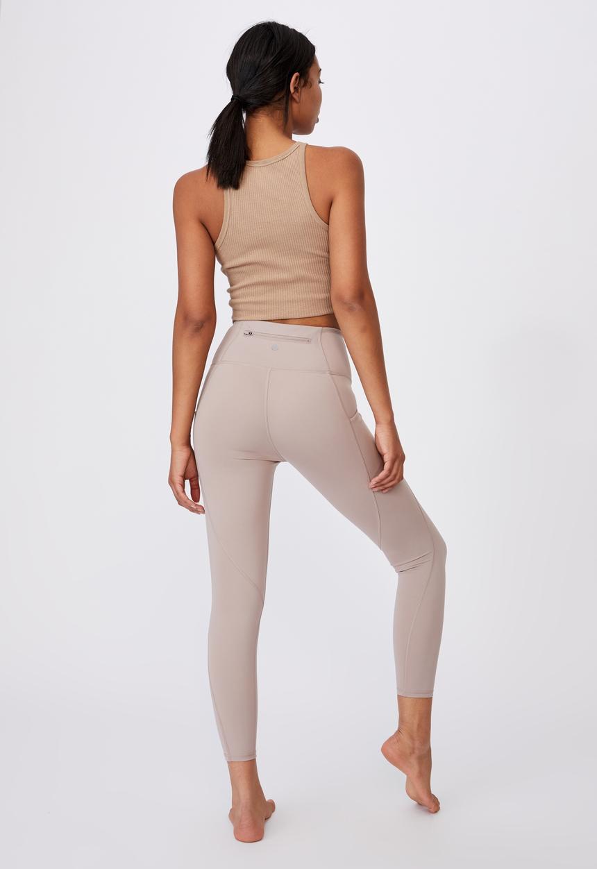 Cotton On - Ultimate booty 7/8 tight - taupe