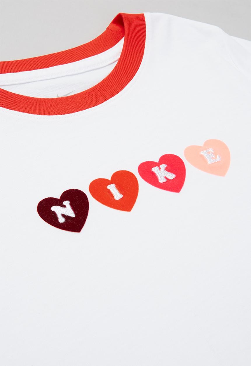 Nike - G nsw tee ringer love - white