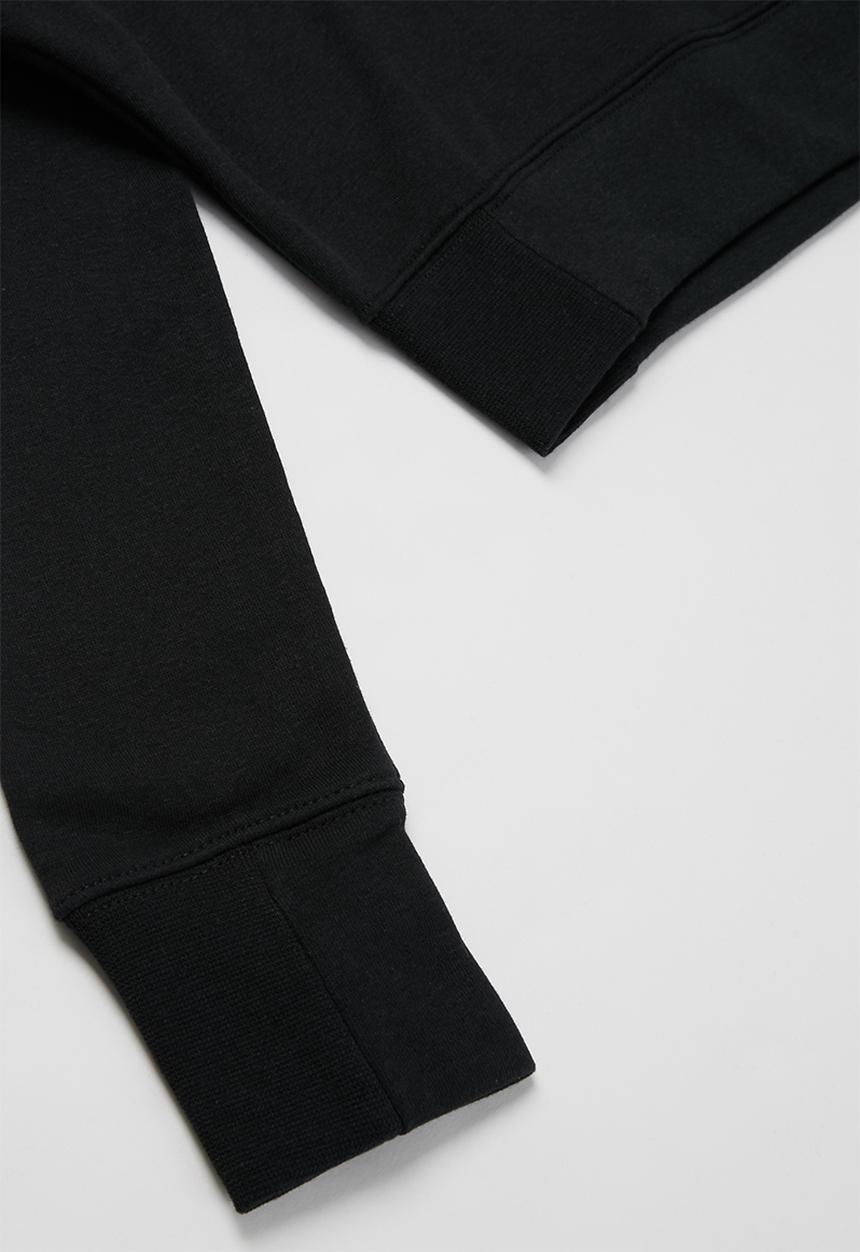 Nike - G nsw crop hoodie fill - black