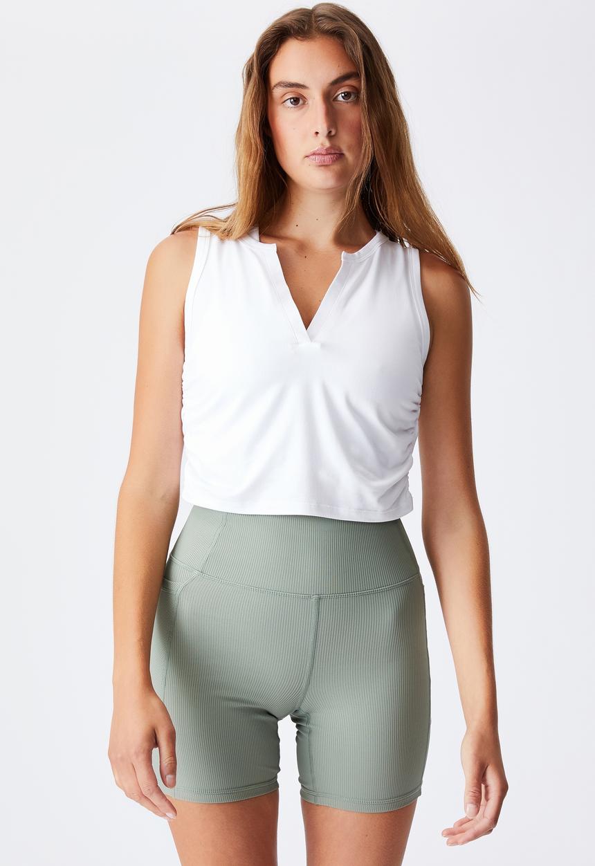 Cotton On - V-neck vestlette - white