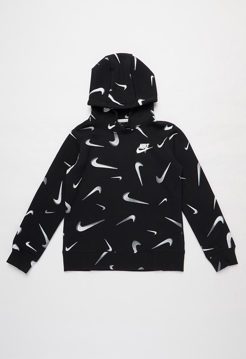 Nike - G nsw aop hoodie  - black