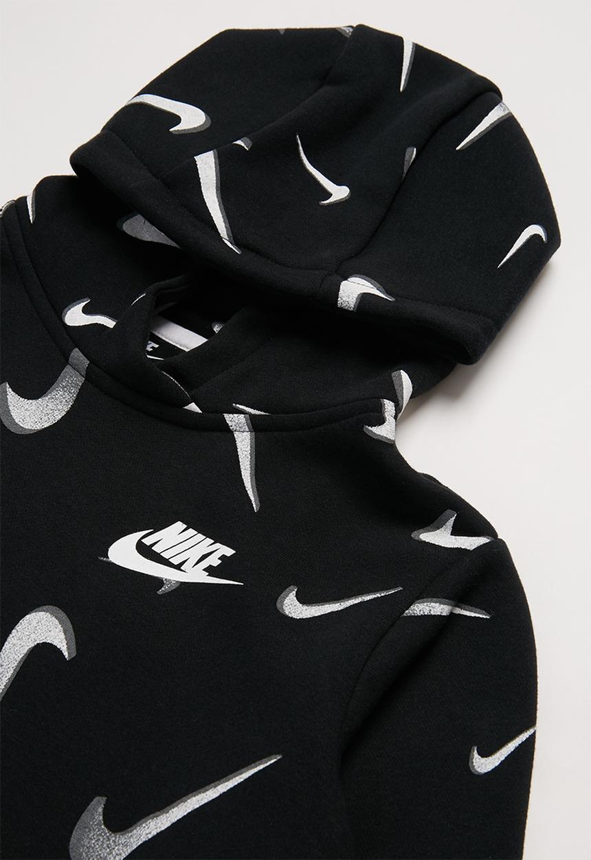 Nike - G nsw aop hoodie  - black
