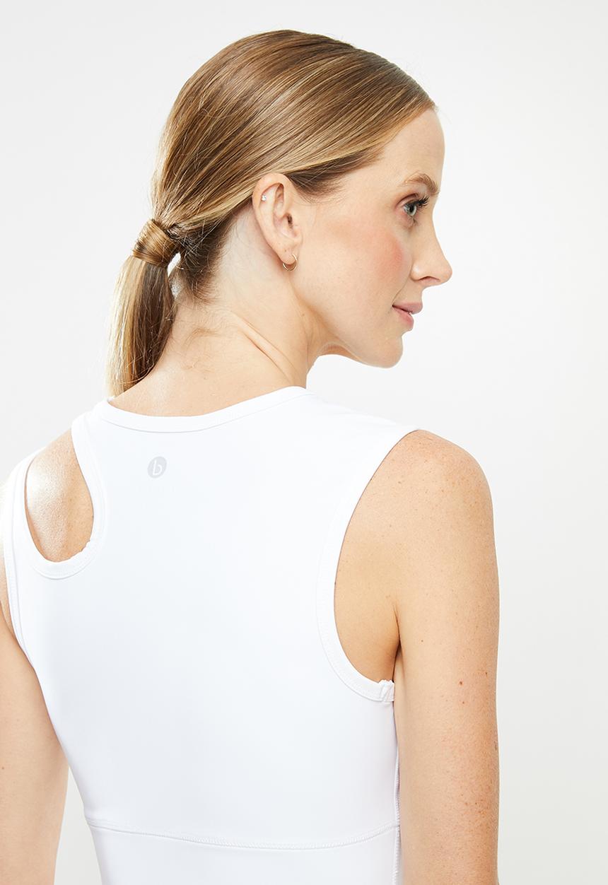 Cotton On - Ultimate cut out vestlette - white