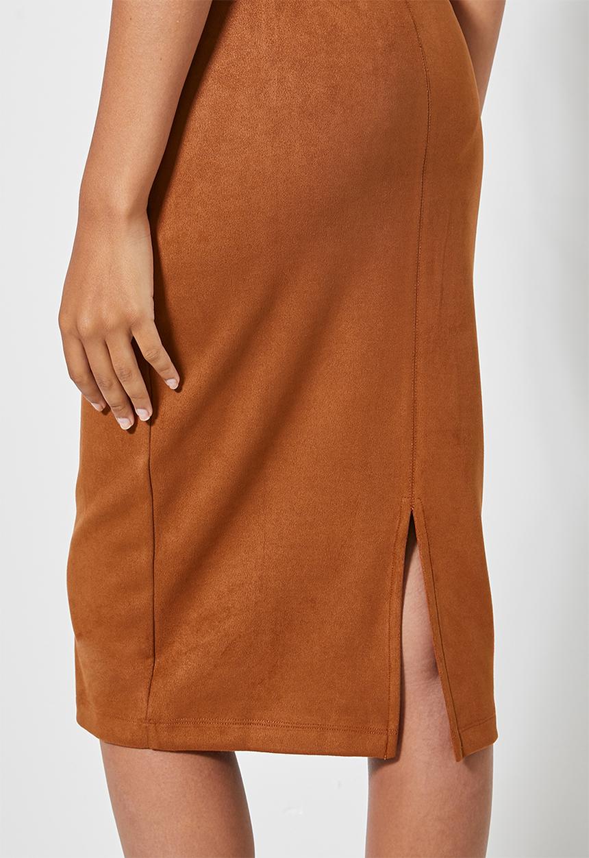 Superbalist - Pencil midi skirt - tan