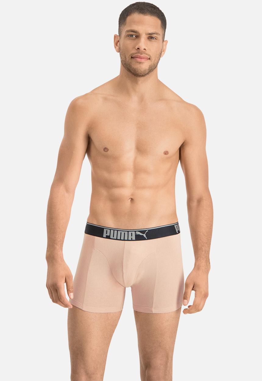 PUMA - Puma lifestyle sueded cotton boxer 3 pack box - pink & black 
