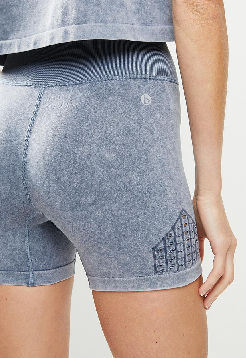 Cotton On - Lifestyle seamless yoga short - blue