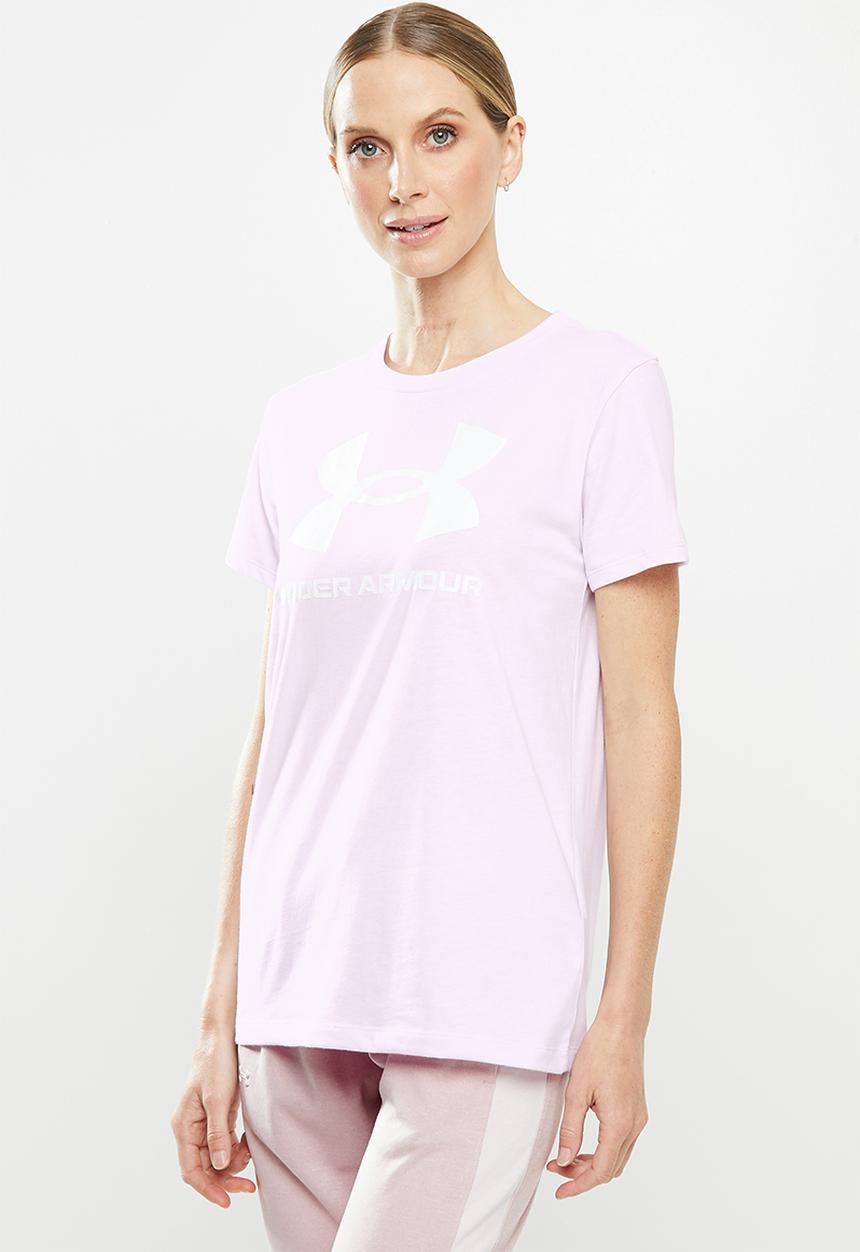 Under Armour - Live sportstyle graphic short sleeve - purple switch