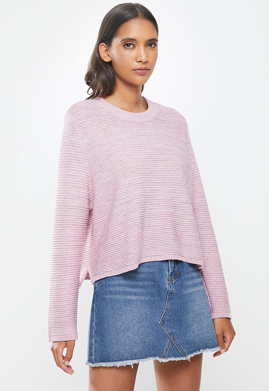 Cotton On - Cotton cropped pullover - purple
