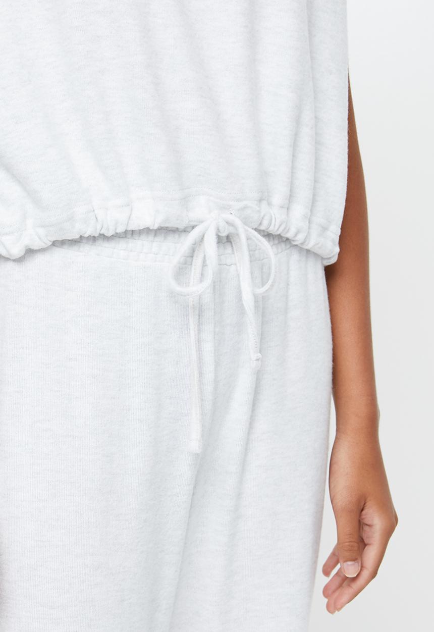 Cotton On - Super soft draw cord T-shirt - grey