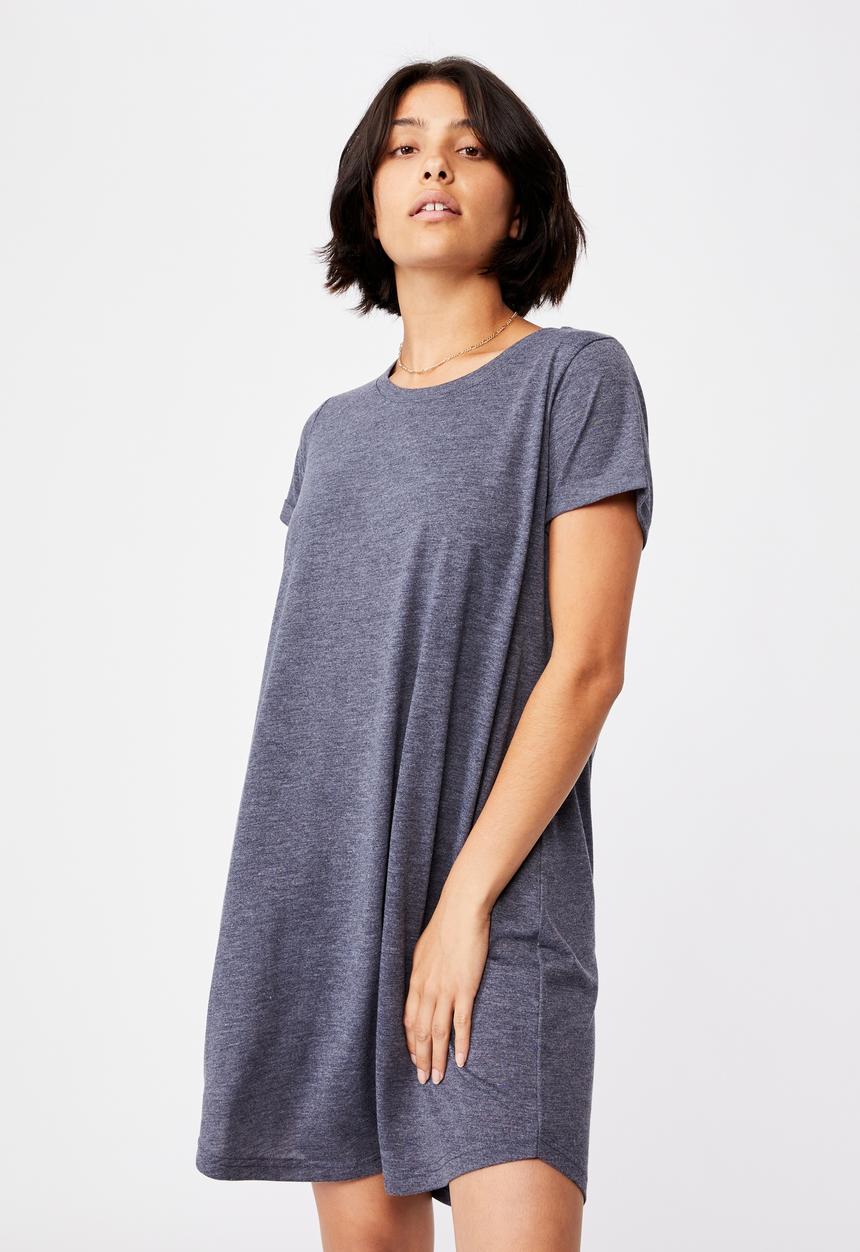Cotton On - Tina t-shirt dress 2 - navy