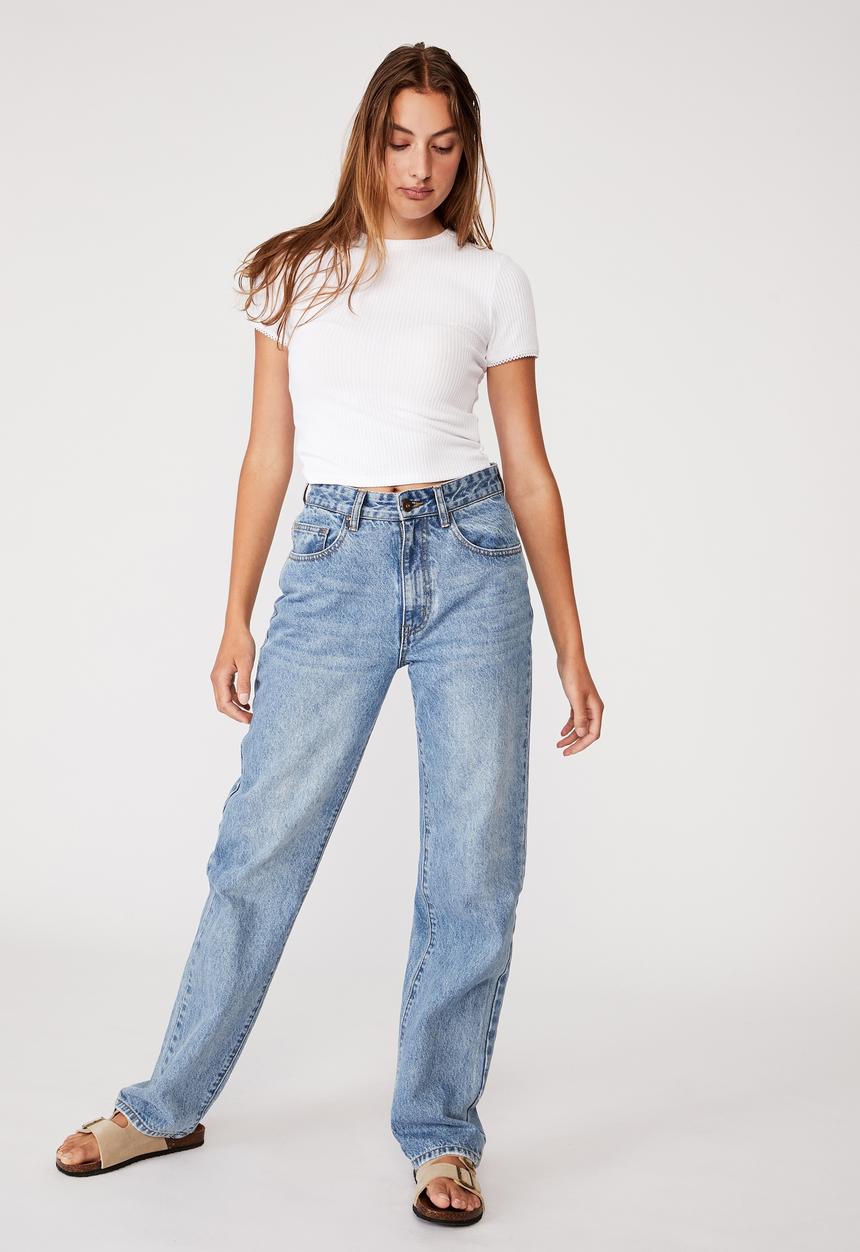 Cotton On - The reggie trim tee - white