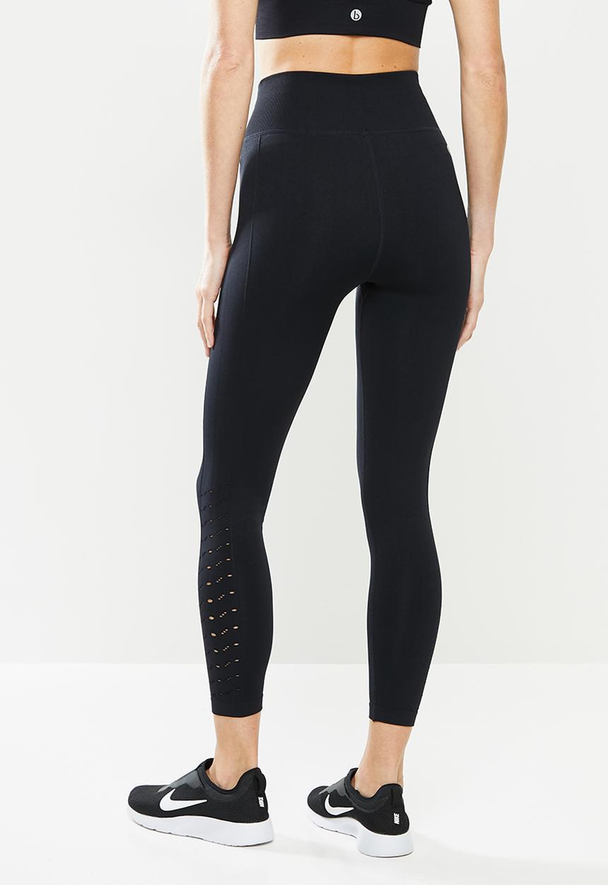 Cotton On - Lifestyle seamless 7/8 yoga tight - black