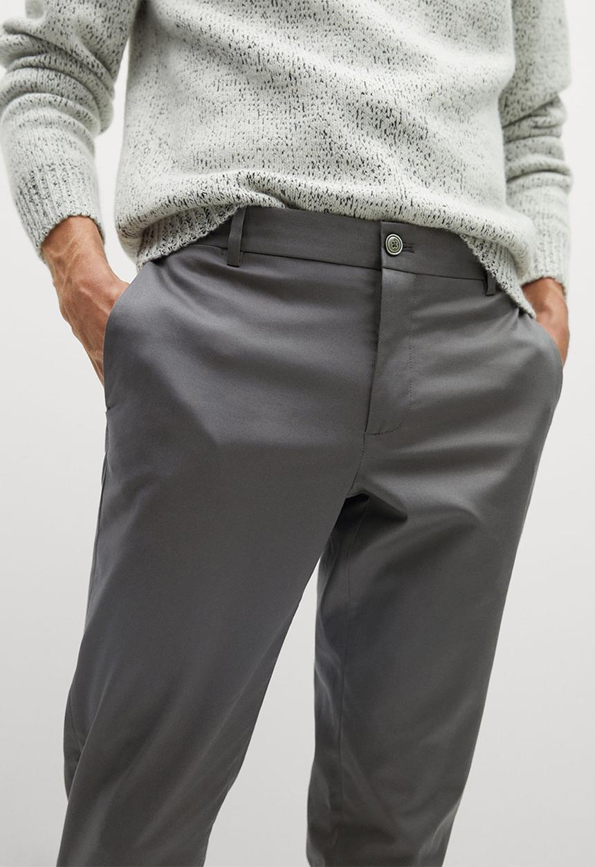 MANGO - Dublin7 trousers - grey
