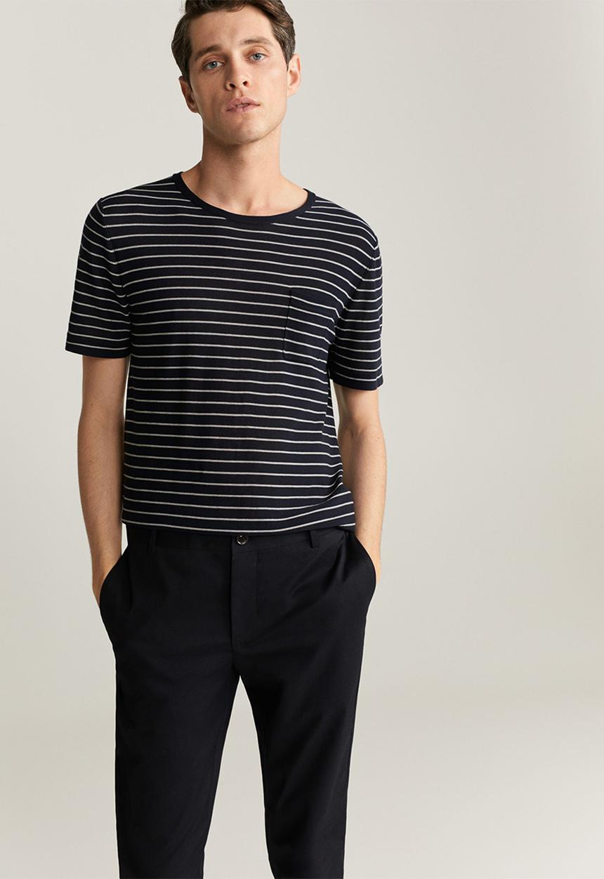 MANGO - Dublin7 trousers - black