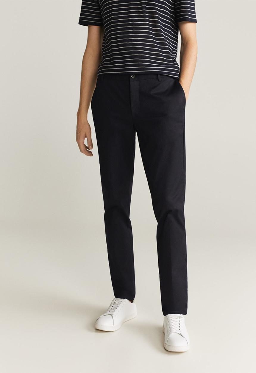MANGO - Dublin7 trousers - black