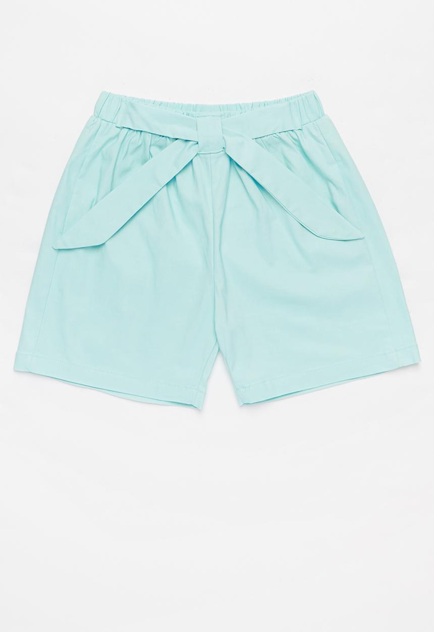 Pop Candy - Girls shorts with belt - blue