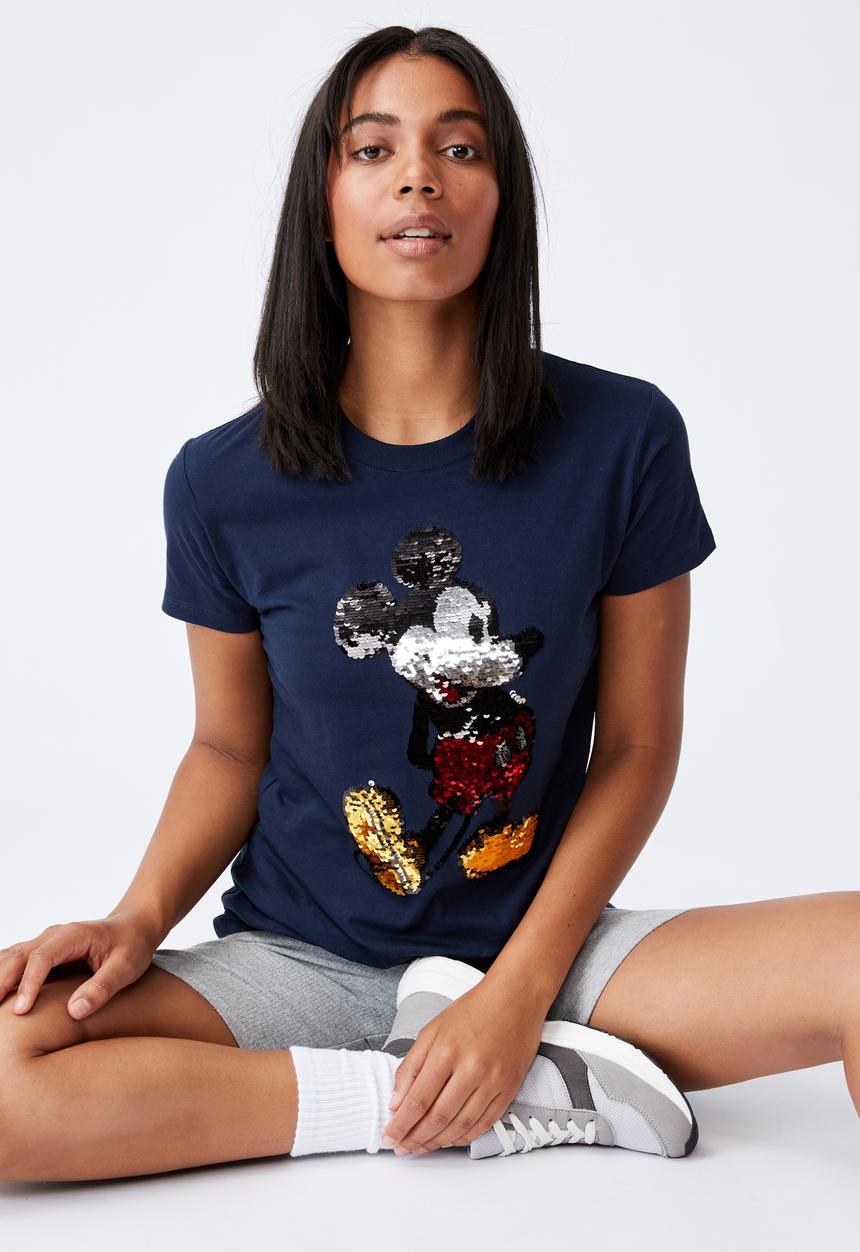 Cotton On - Classic cny graphic license T-shirt - moonlight