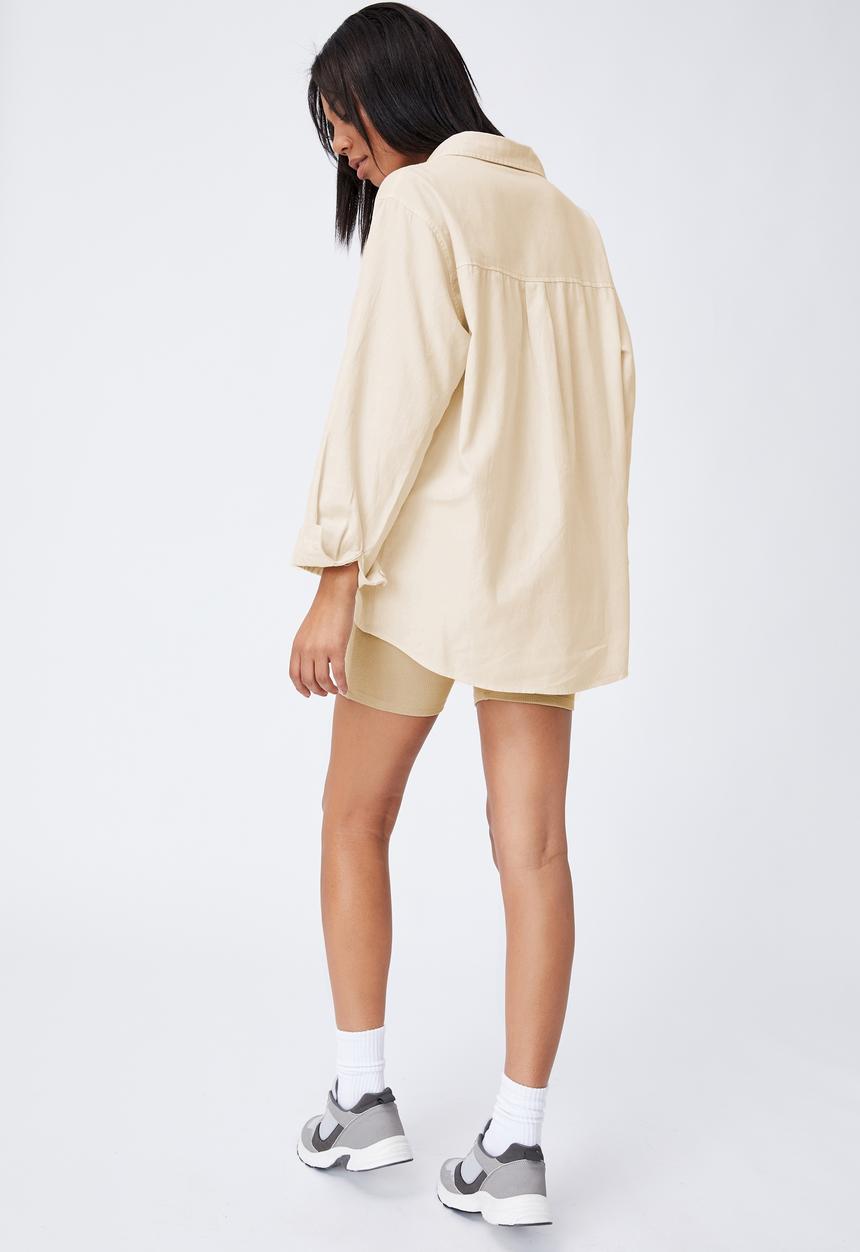 Cotton On - Boyfriend shirt - chalk white