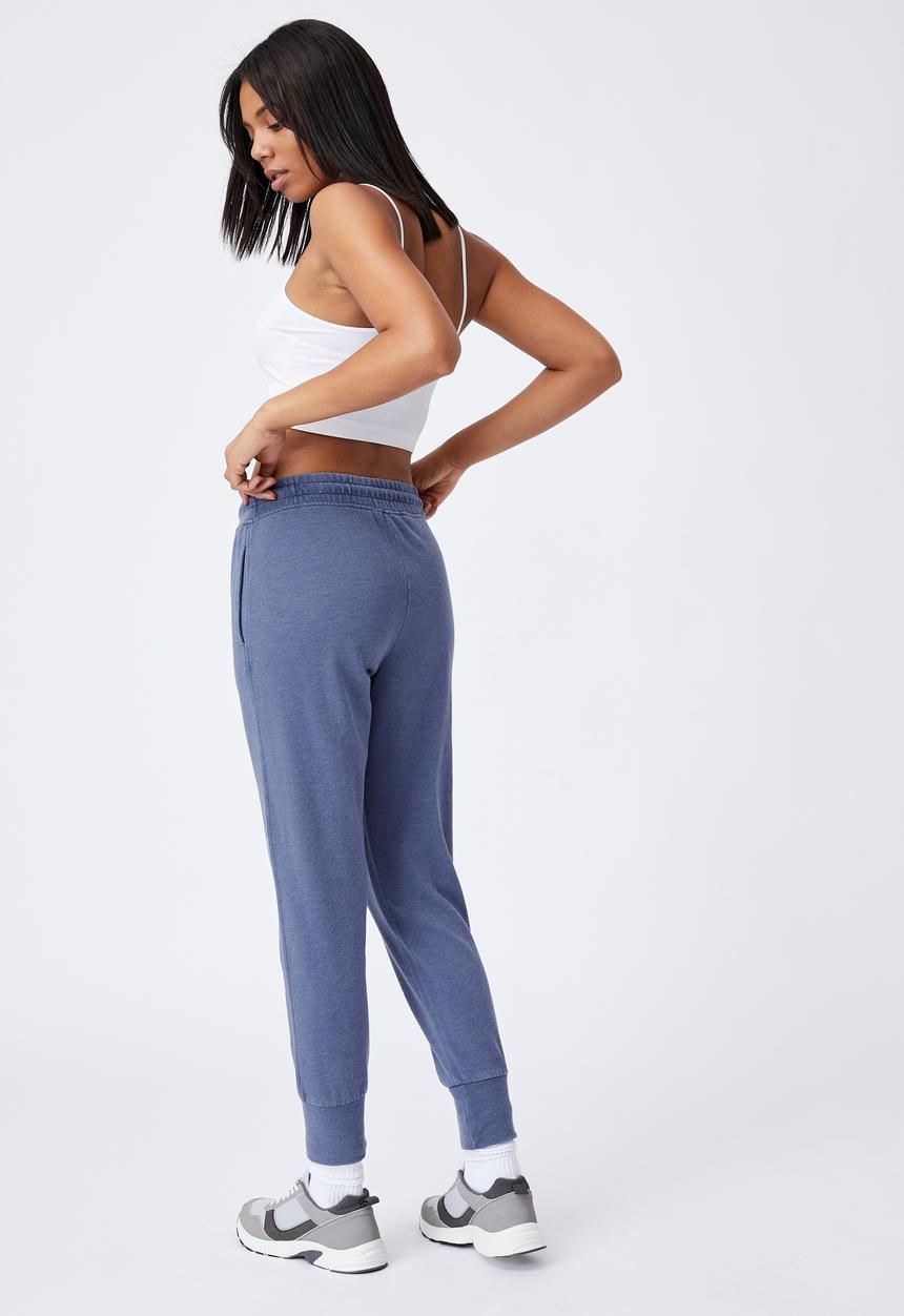 Cotton On - Your favourite track pants - coastal blue garment pigment dye