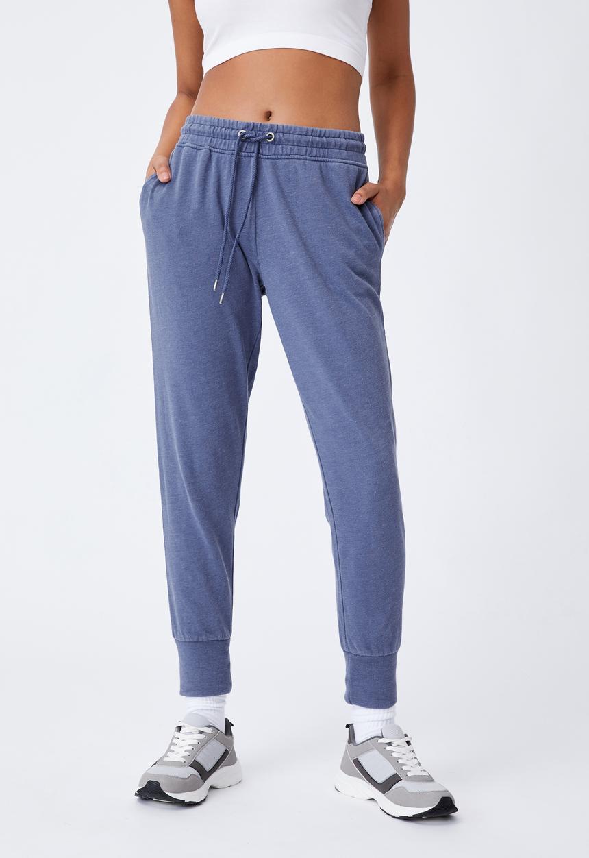 Cotton On - Your favourite track pants - coastal blue garment pigment dye
