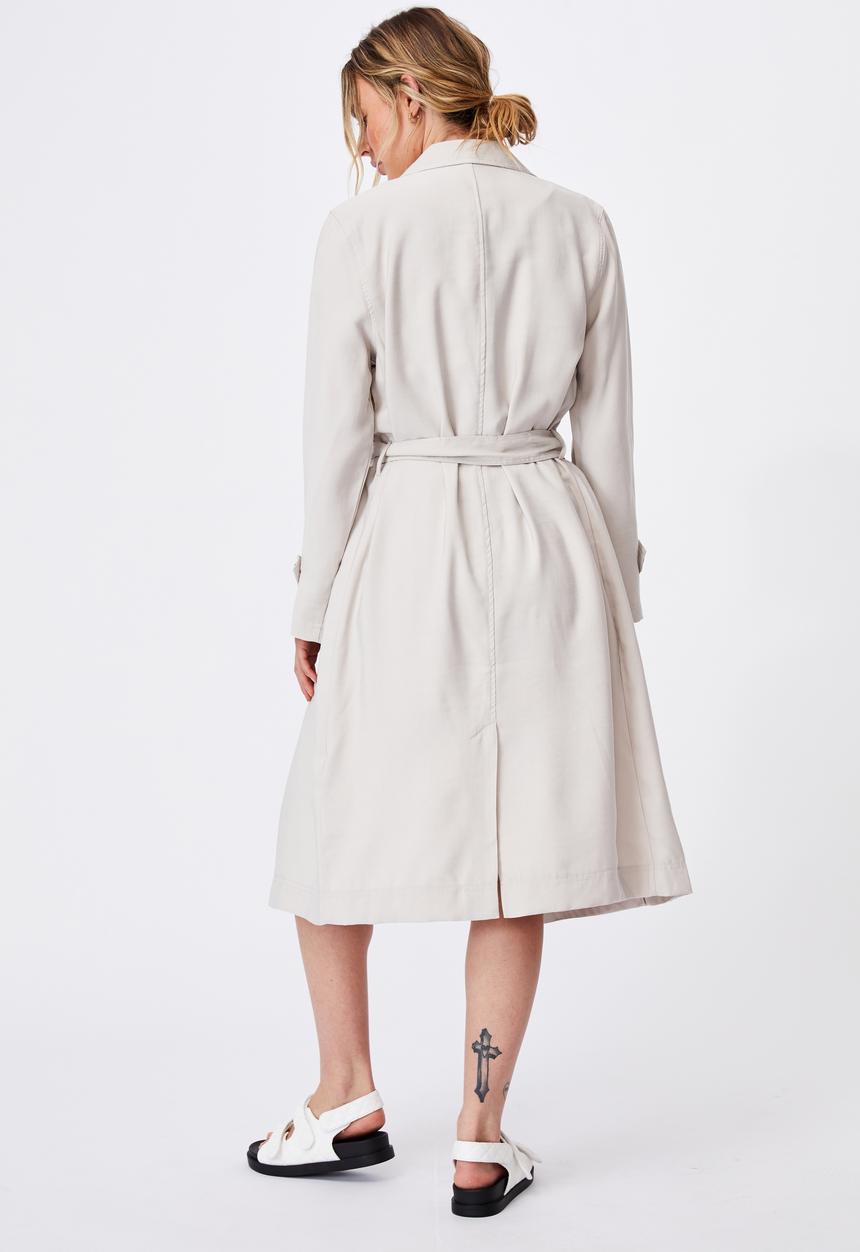 Cotton On - Casual drapey trench - taupe