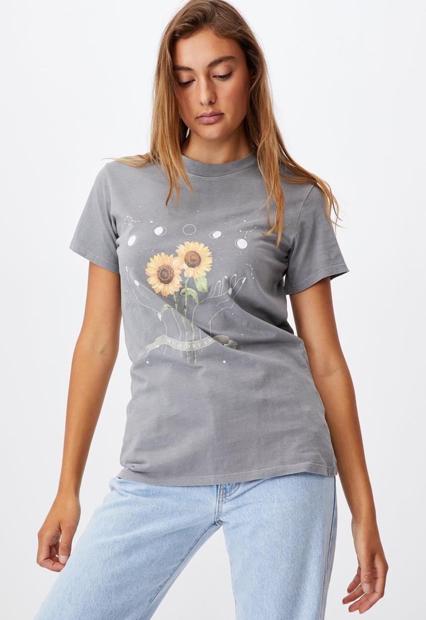 Cotton On - Classic arts T-shirt - grey 