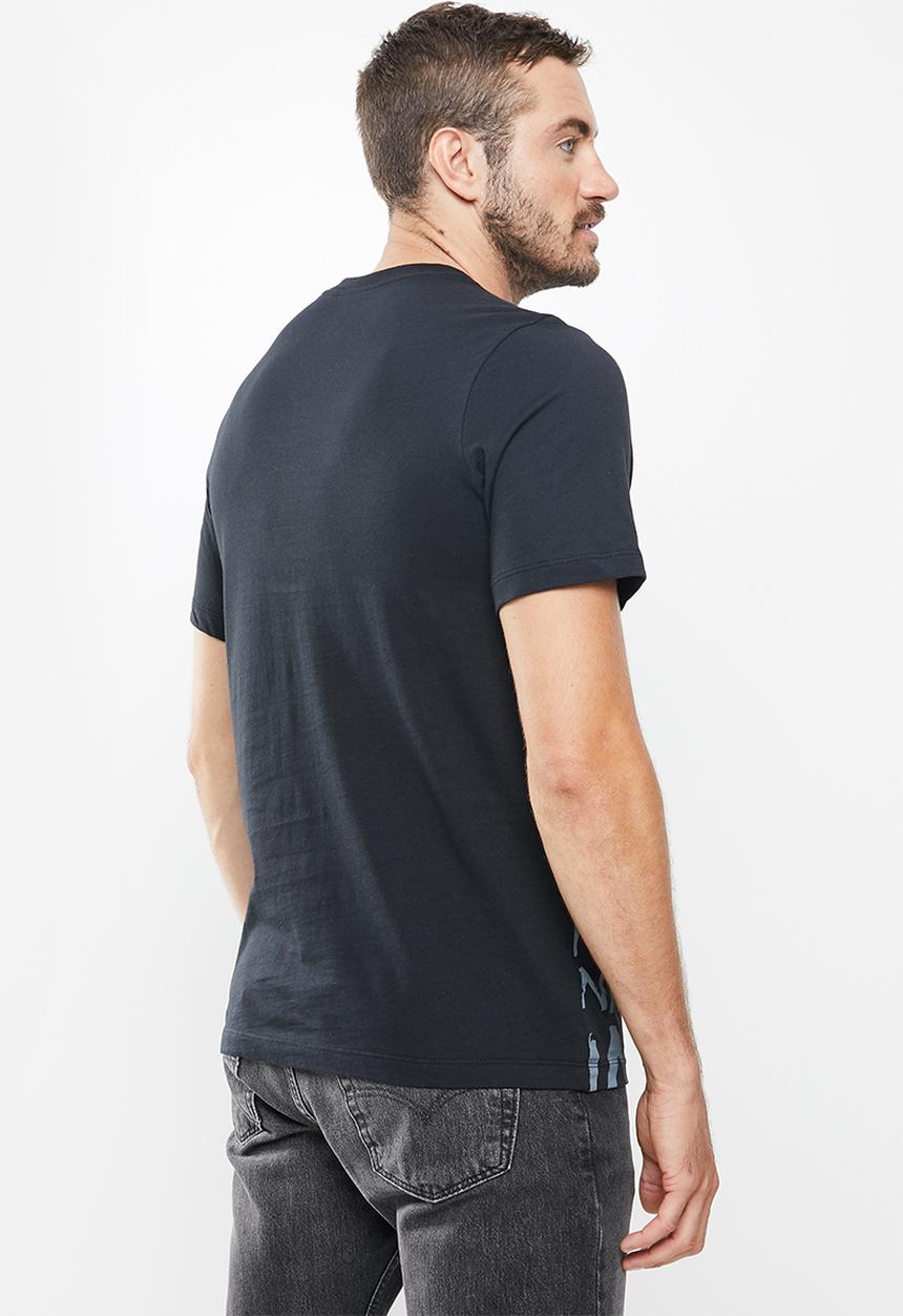 Nike - Nsw  printed aop tee - black & white