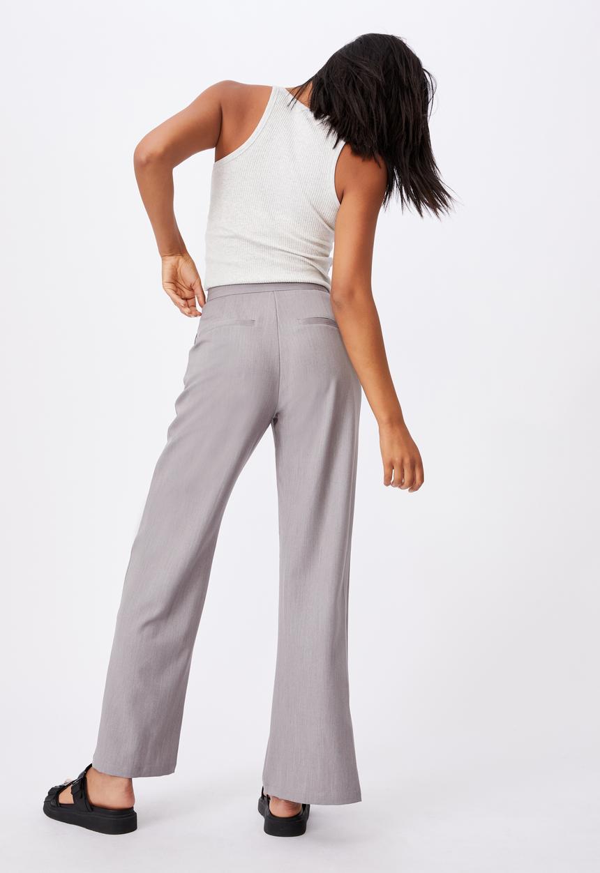 Cotton On - Roy split hem pants - grey