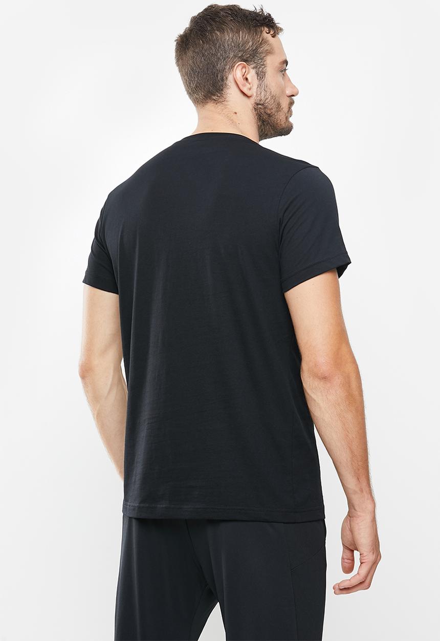 Reebok - Gs reebok stacked tee - black
