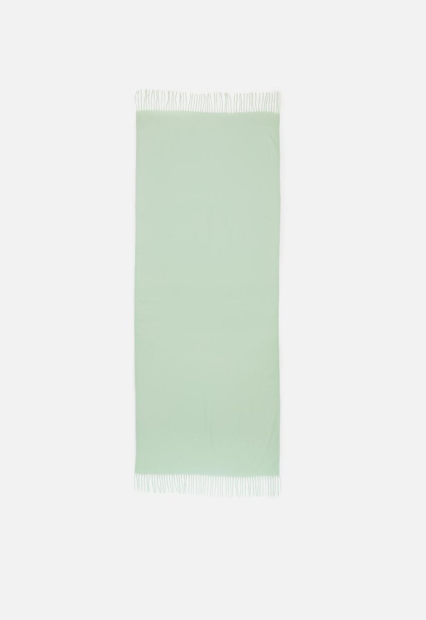 edit - Fringed infinity scarf - mint