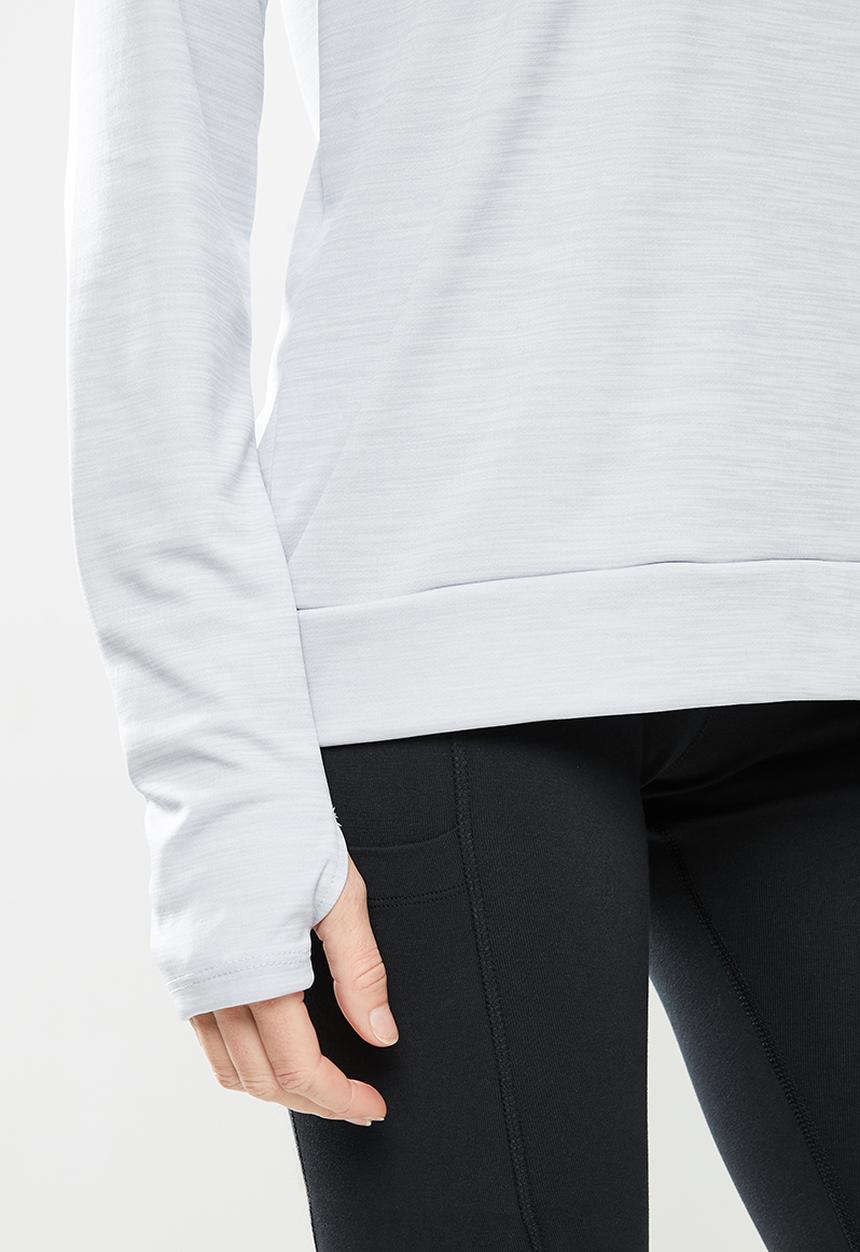 Nike - 1/2 zip through running pacer - grey