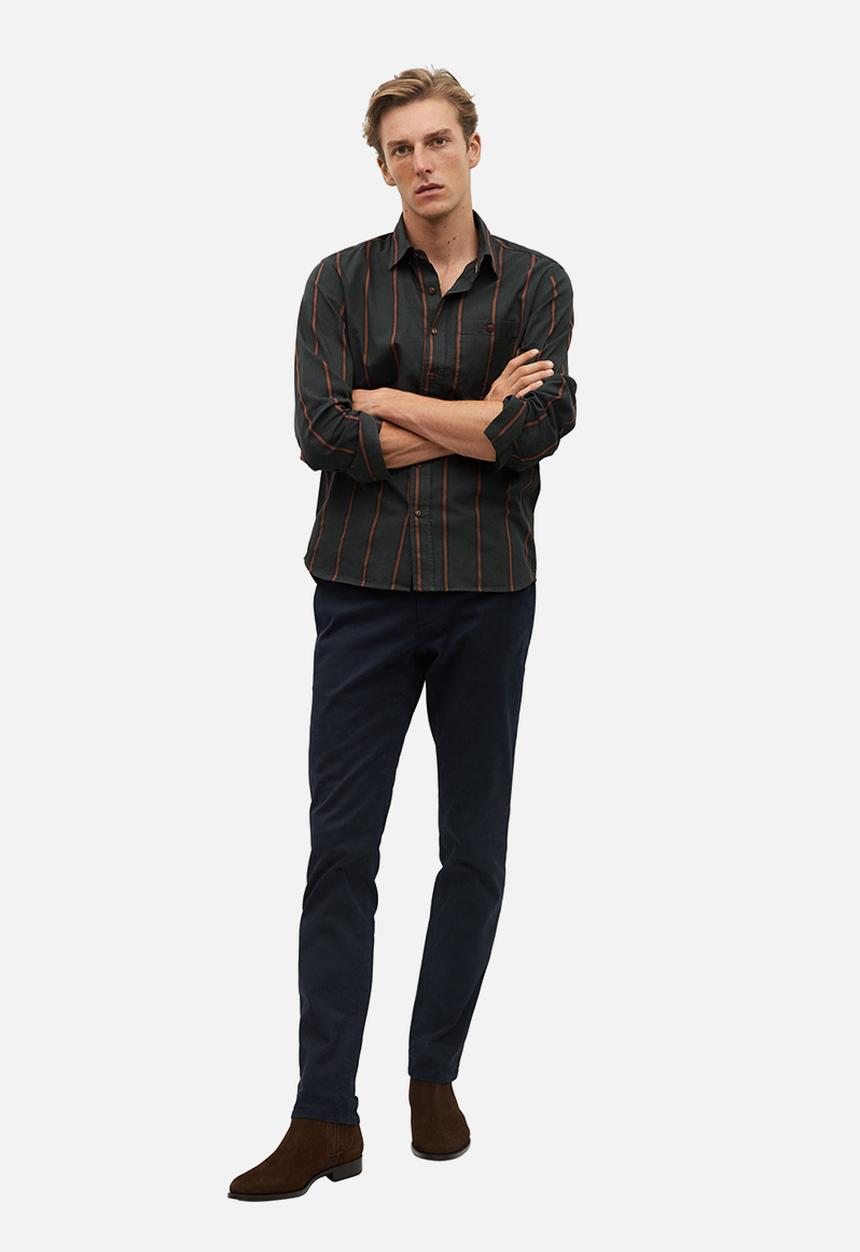 MANGO - Alex shirt - dark green