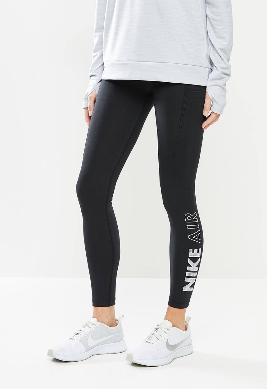 Nike - Nsw air high rise leggings - black & white