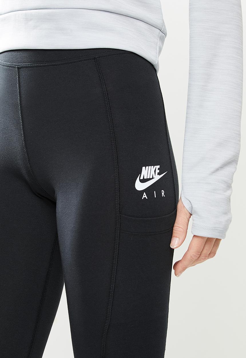 Nike - Nsw air high rise leggings - black & white