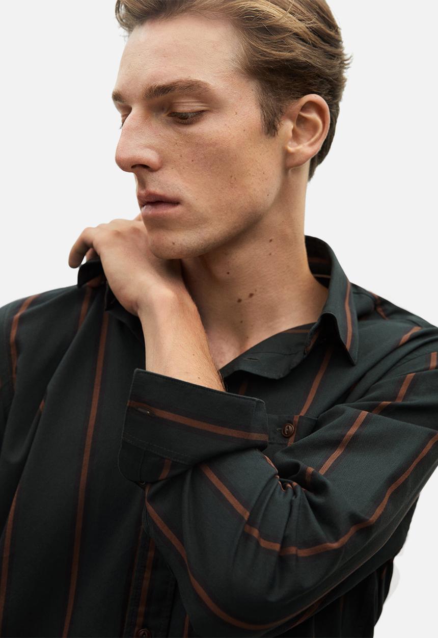 MANGO - Alex shirt - dark green