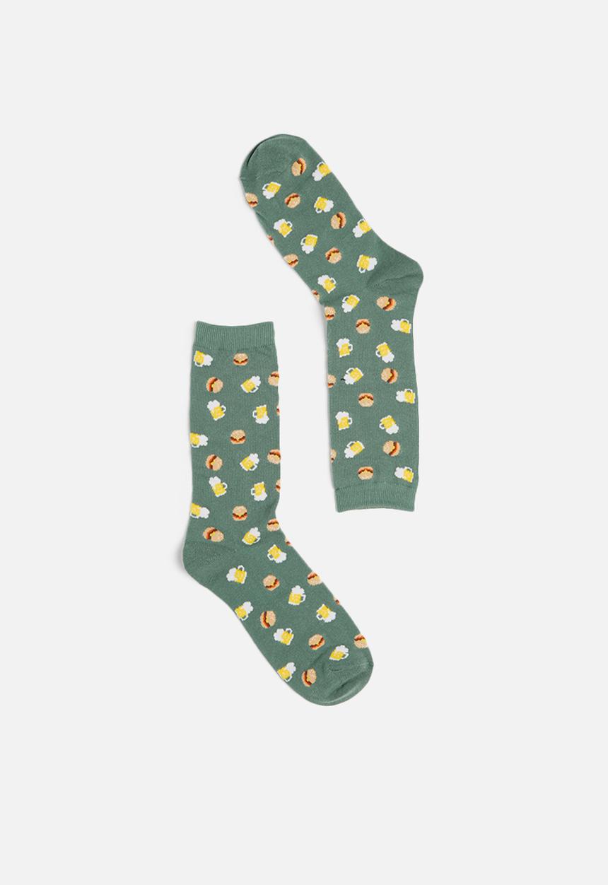 Cotton On - Mens novelty socks - green