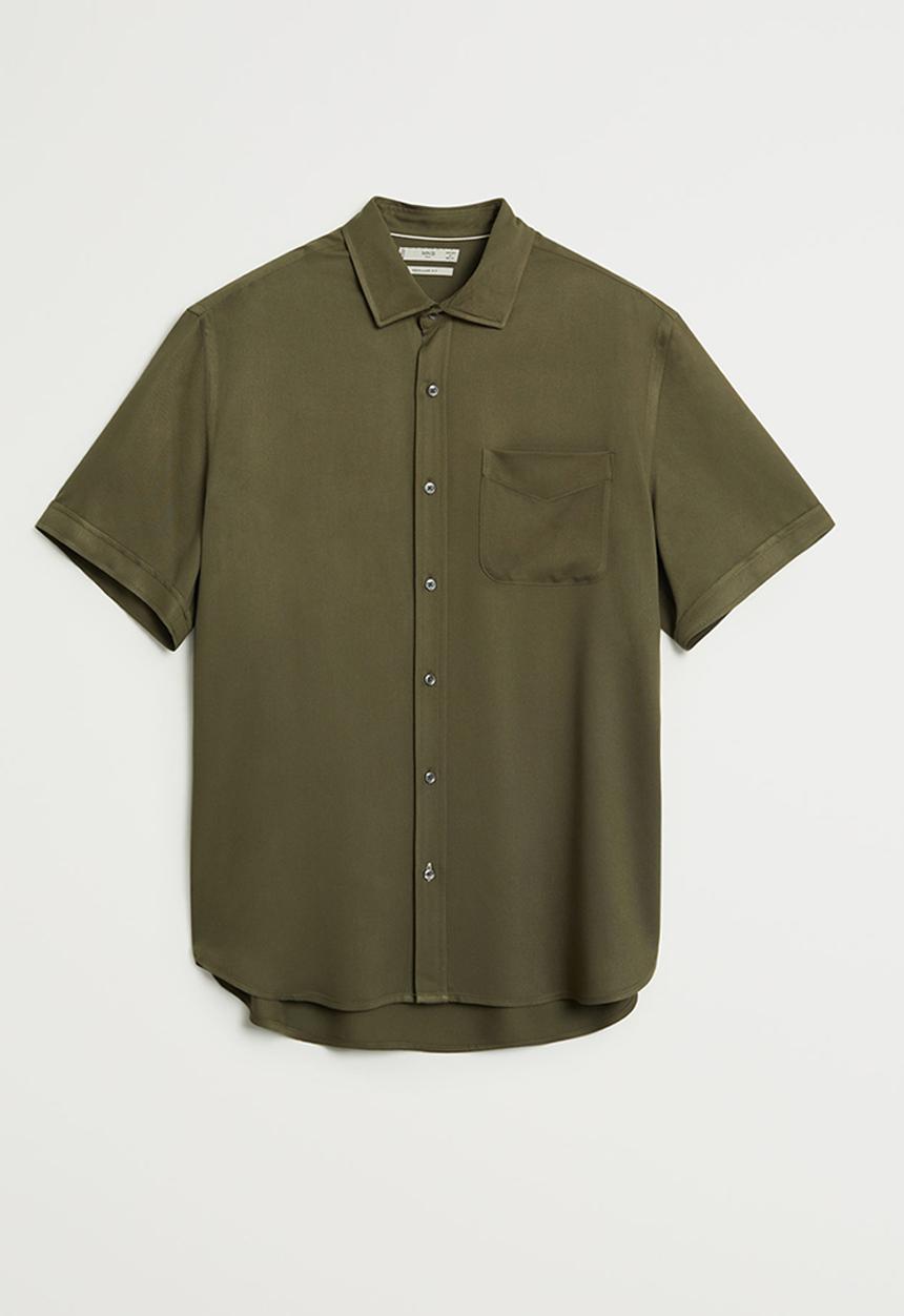 MANGO - Toledo shirt - khaki