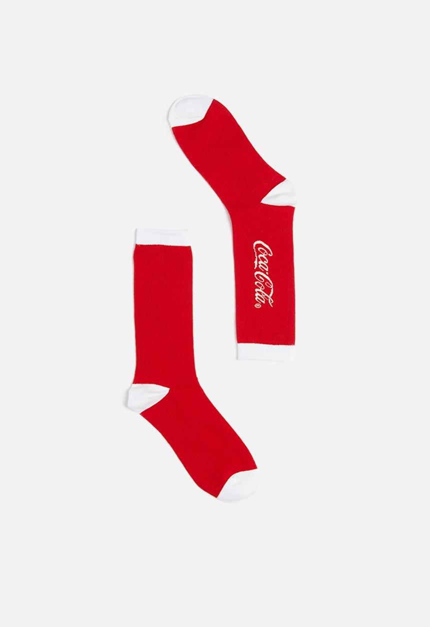 Cotton On - Mens novelty socks - red 
