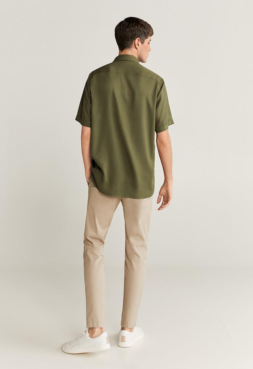 MANGO - Toledo shirt - khaki