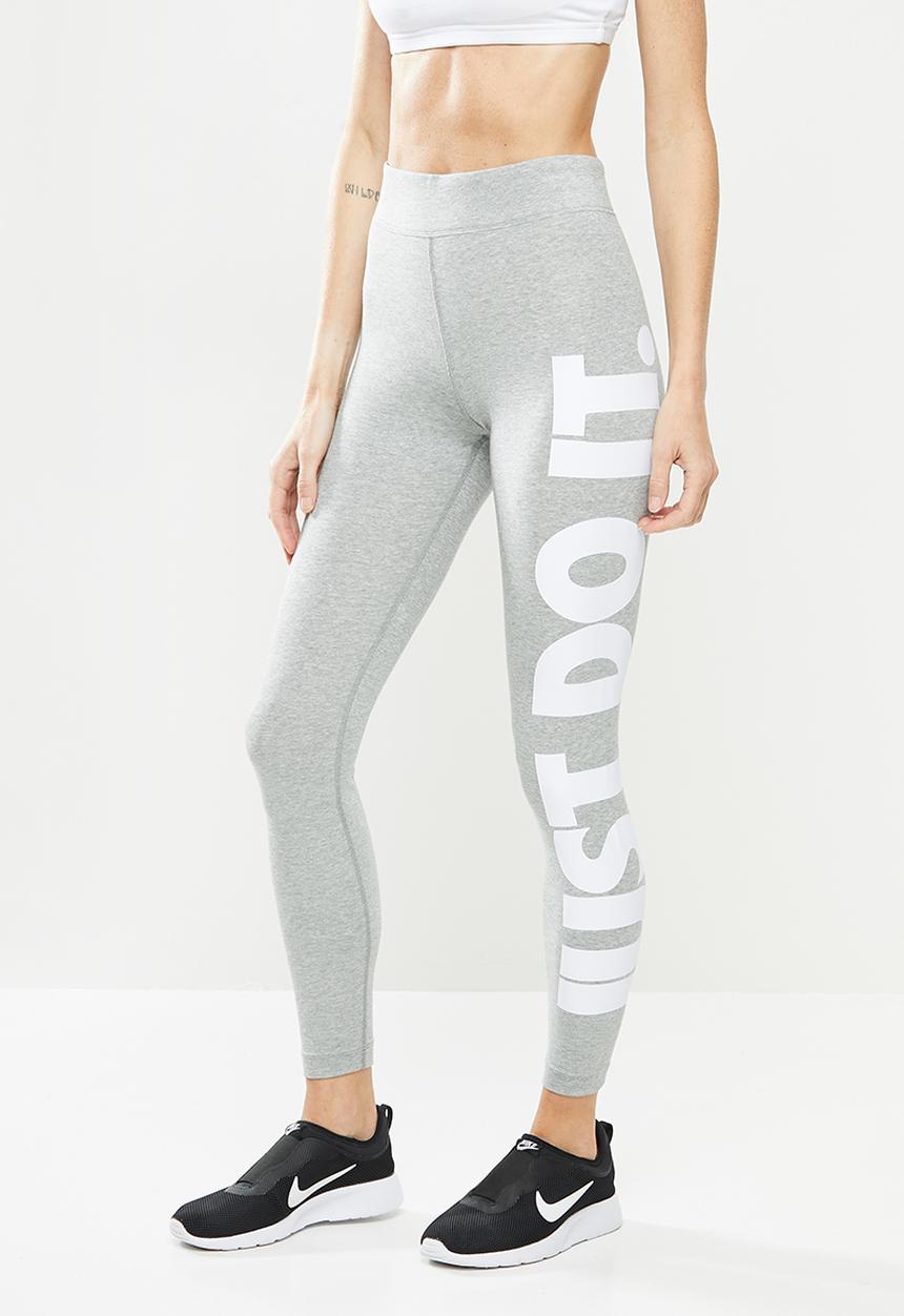Nike - Nsw essential jodi high rise leggings - grey & white